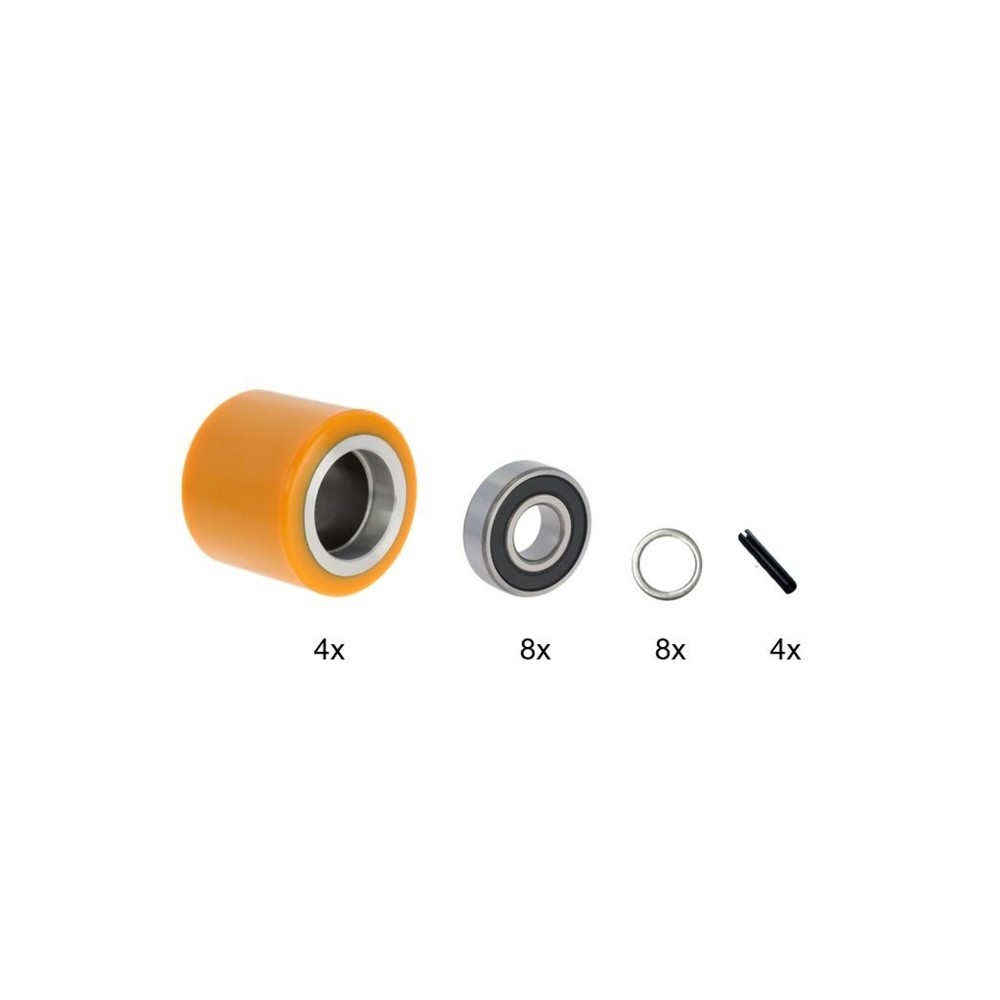 Produktabbildung: Self-Service-Kit für Elektro-Hubwagen Ameise® PTE 1.5 - Lastrollenwechsel, 29-teilig