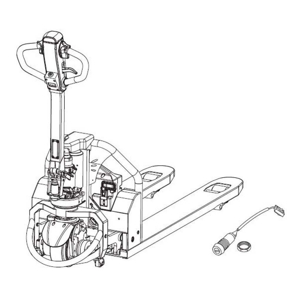 Produktabbildung Nr. 2: Self-Service-Kit für Jungheinrich Elektro-Hubwagen AME 13 - Schlüsselschalterwechsel, 2-teilig