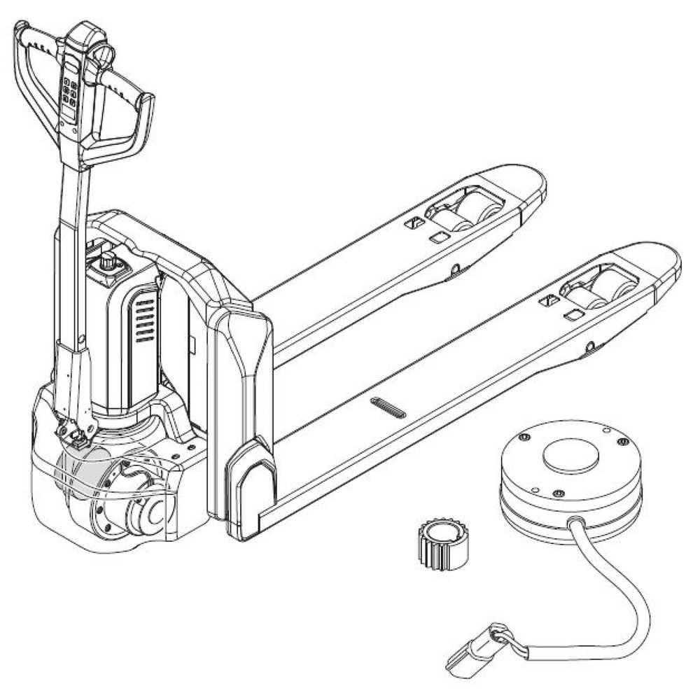 Produktabbildung Nr. 2: Self-Service-Kit für Jungheinrich Elektro-Hubwagen AME 15 - Bremsenwechsel, 3-teilig