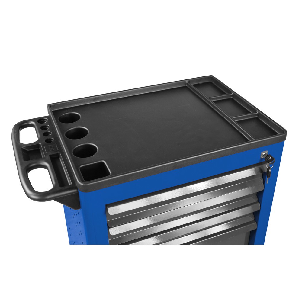 N° de l'image du produit 2 : Servante d'atelier HEMMDAL, avec assortiment d'outils de 115 pièces, bleu