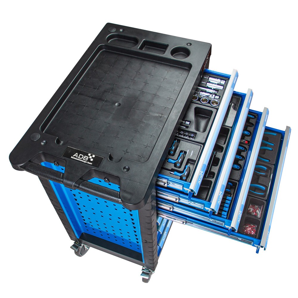 N° de l'image du produit 5 : Servante d'atelier RAPTOR, avec assortiment d'outils de 250 pièces