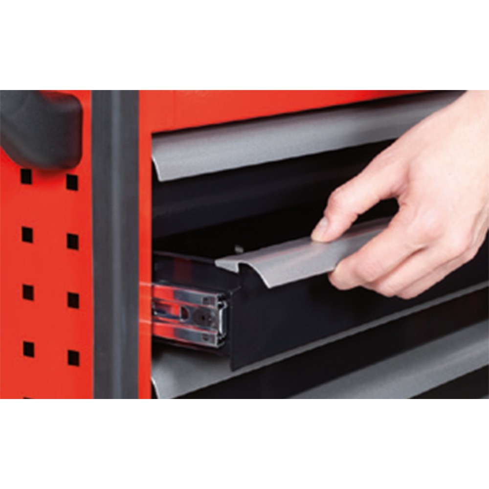 N° de l'image du produit 4 : Servante d'atelier WE Cargo, 11 tiroirs, hauteur 7x 62 mm, 2x 132 mm, 2x 280 mm