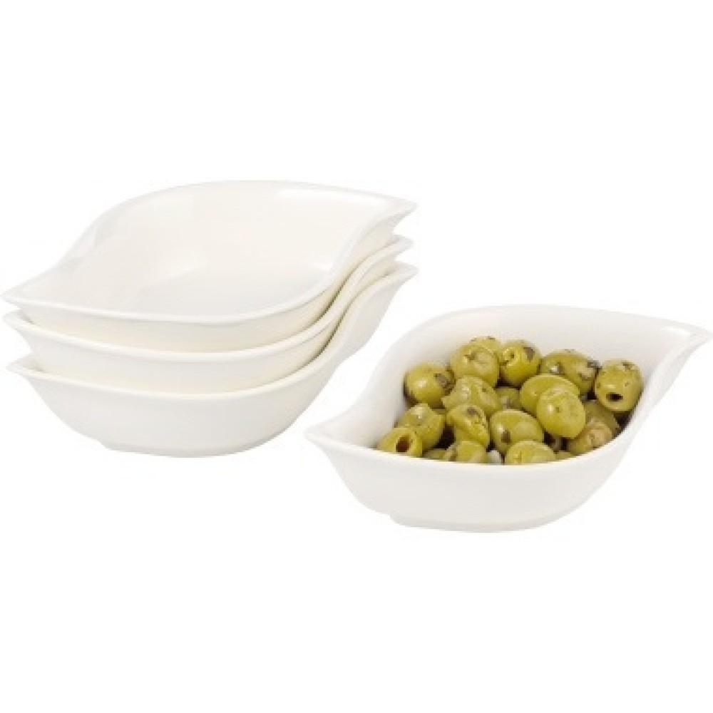 Produktabbildung: Esmeyer Servierschale JOLIE 302-071 Porzellan weiß 4 St./Pack.