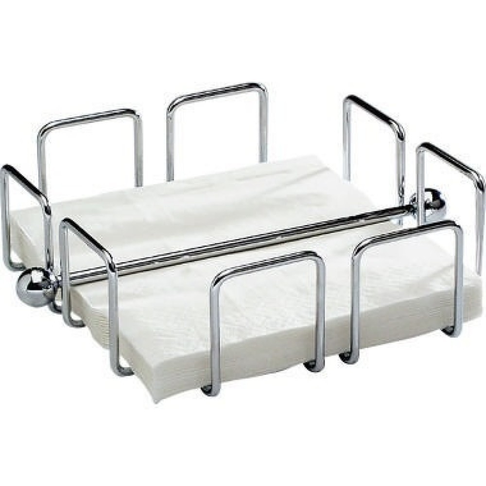 Produktabbildung: APS Serviettenhalter 11763 19x19cm Metall verchromt