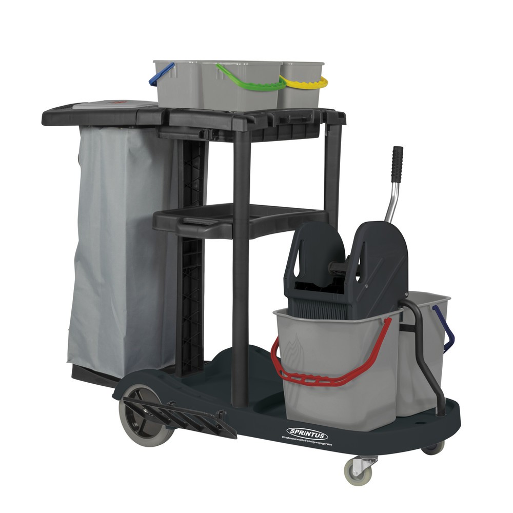 Obrázek produktu: Servisní vozík SPRiNTUS, kbelík 2x 17 litrů + 4x 4 litry