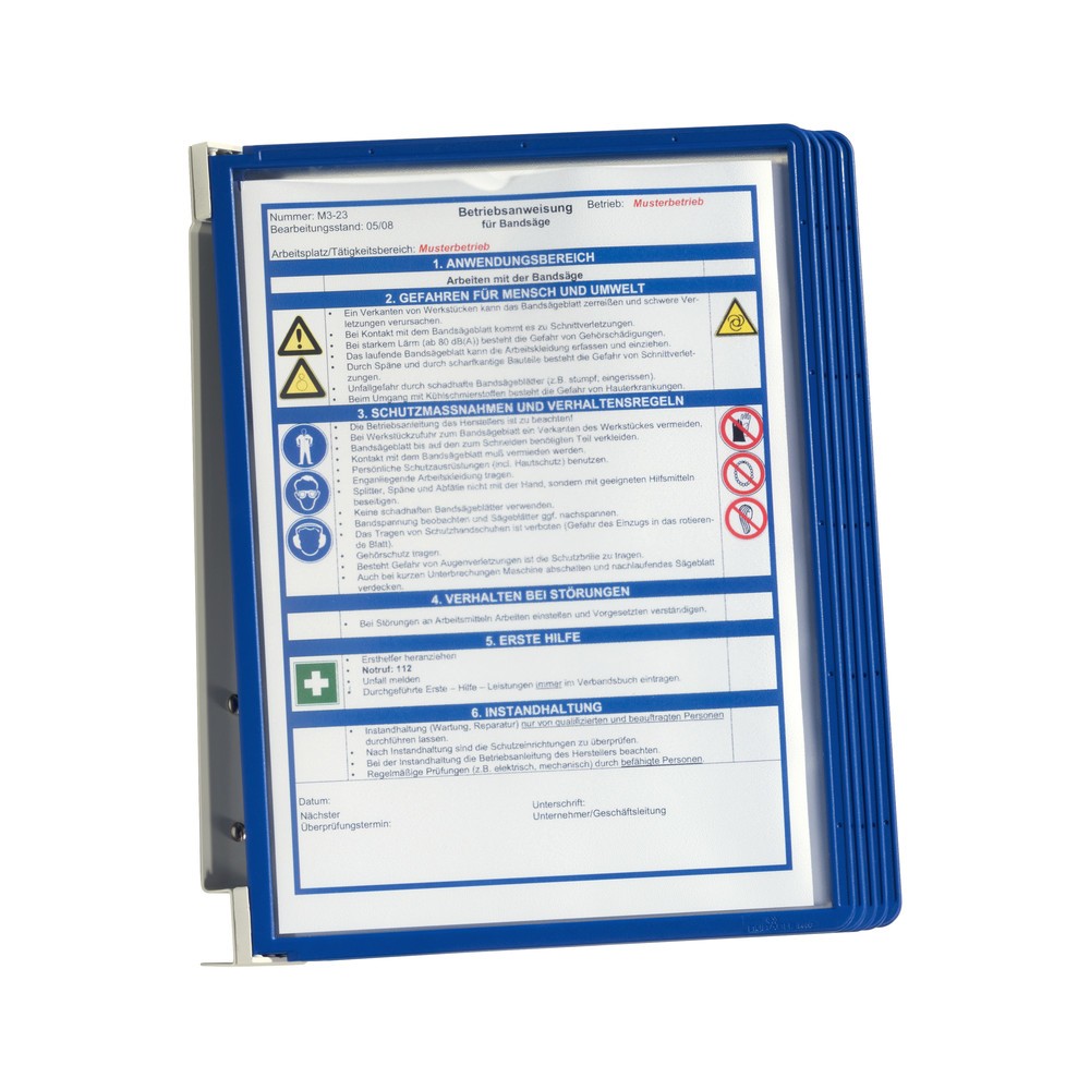 Immagine del prodotto n. 4: Set completo supporto da parete Vario®, 5 tavole trasparenti, rosso