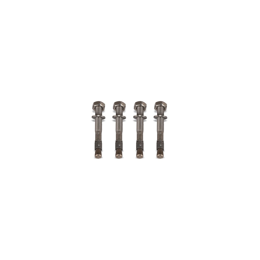 Immagine del prodotto: Set di montaggio per ancoraggio al pavimento, acciaio inox, 4 pezzi/SU