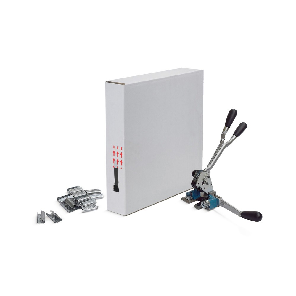 Immagine del prodotto: Set di reggiatura BASIC incl. reggetta in PP e boccole di chiusura, larghezza nastro 16 mm