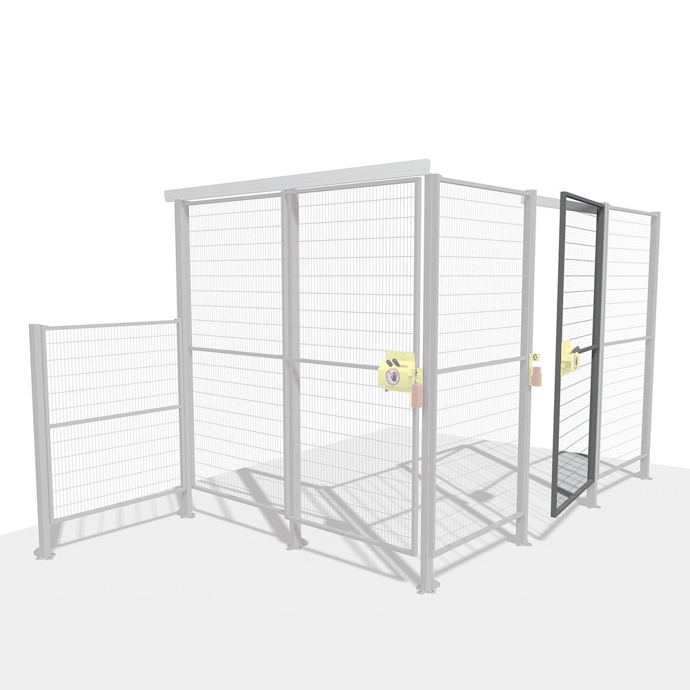 Immagine del prodotto: Set porta TROAX® SMART FIX con SAFE LOCK, porta scorrevole