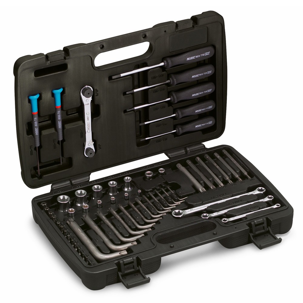 Product afbeelding: Set TORX-steeksleutels HAZET®, 56-delig
