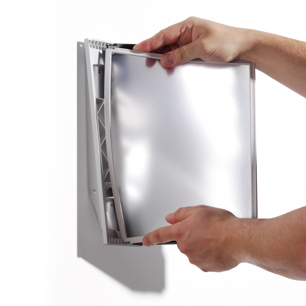 Sichttafel-System SHERPA®, Wandhalter, 10 Tafeln Produktabbildung Nr. 4: Sichttafel-System SHERPA®, Wandhalter, 10 Tafeln