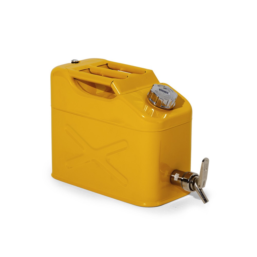 Produktabbildung Nr. 1: Sicherheitskanister, Stahl, mit Abfüllhahn, 10 l
