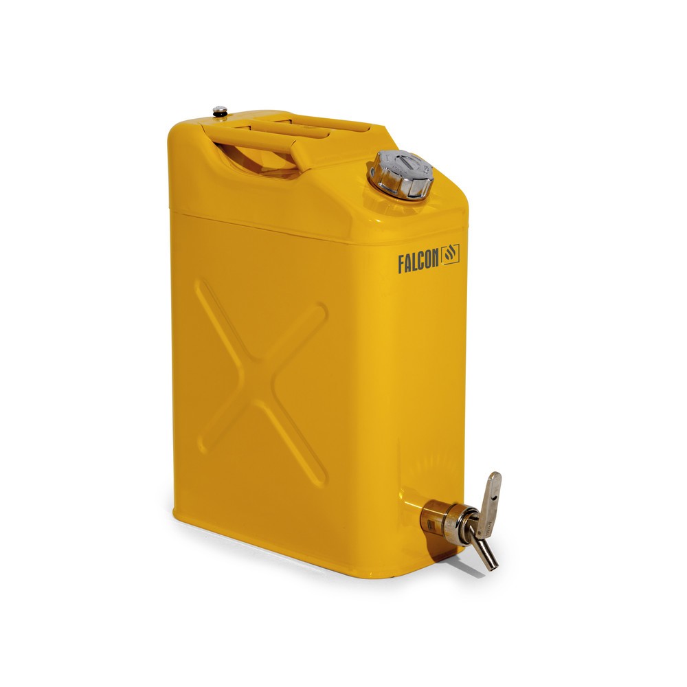 Produktabbildung Nr. 1: Sicherheitskanister, Stahl, mit Abfüllhahn, 20 l