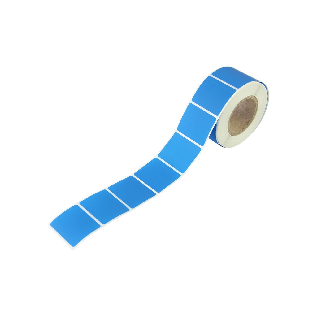 Produktabbildung: Sicherheitssiegel-Etikett 30 x 40mm, blau