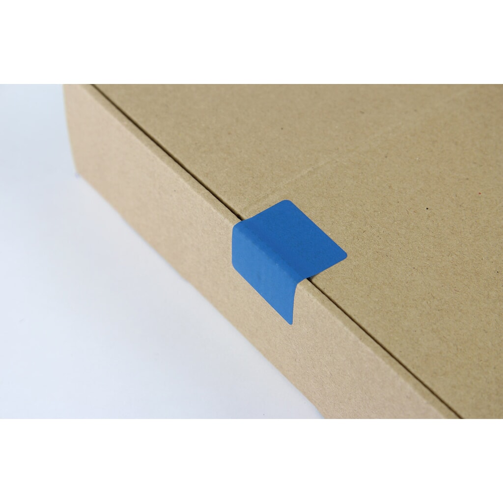 Sicherheitssiegel-Etikett 30 x 40mm, blau Produktabbildung Nr. 2: Sicherheitssiegel-Etikett 30 x 40mm, blau