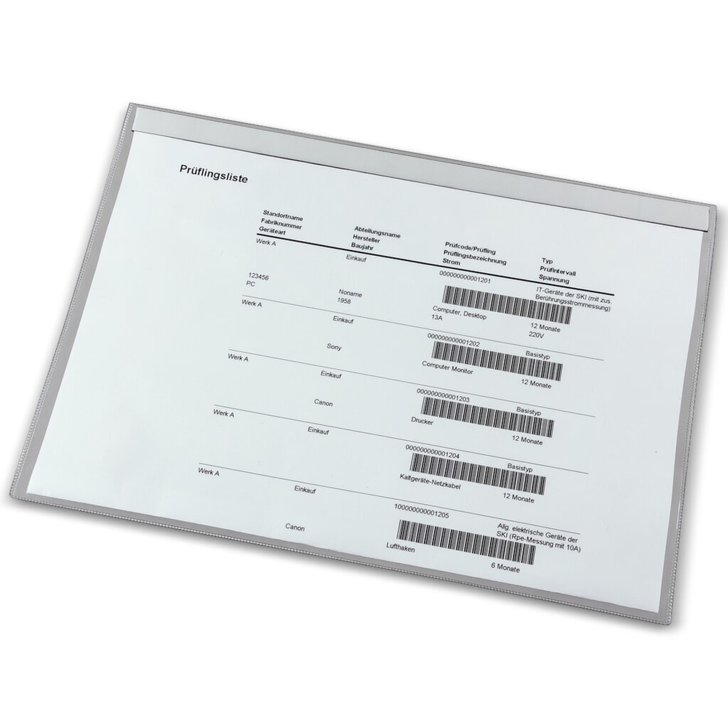 Sichthülle DIN A3, quer, transparent, 10 Stk/VE Produktabbildung: Sichthülle DIN A3, quer, transparent, 10 Stk/VE