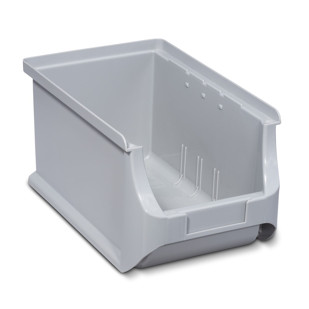 Allit Sichtlagerkasten, HxBxT 125 x 150 x 235 mm, grau Produktabbildung: Allit Sichtlagerkasten, HxBxT 125 x 150 x 235 mm, grau