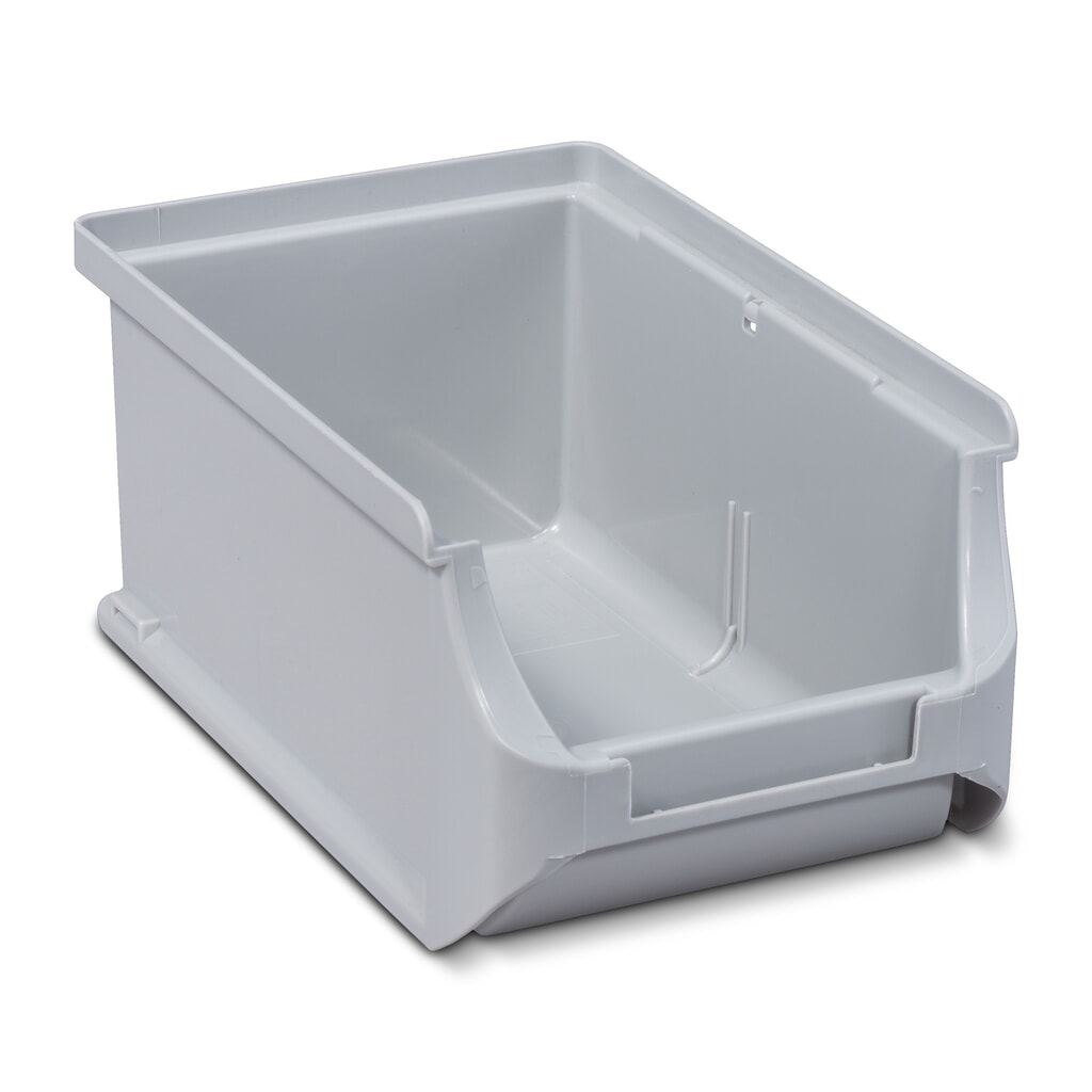 Allit Sichtlagerkasten, HxBxT 75 x 102 x 160 mm, grau Produktabbildung: Allit Sichtlagerkasten, HxBxT 75 x 102 x 160 mm, grau