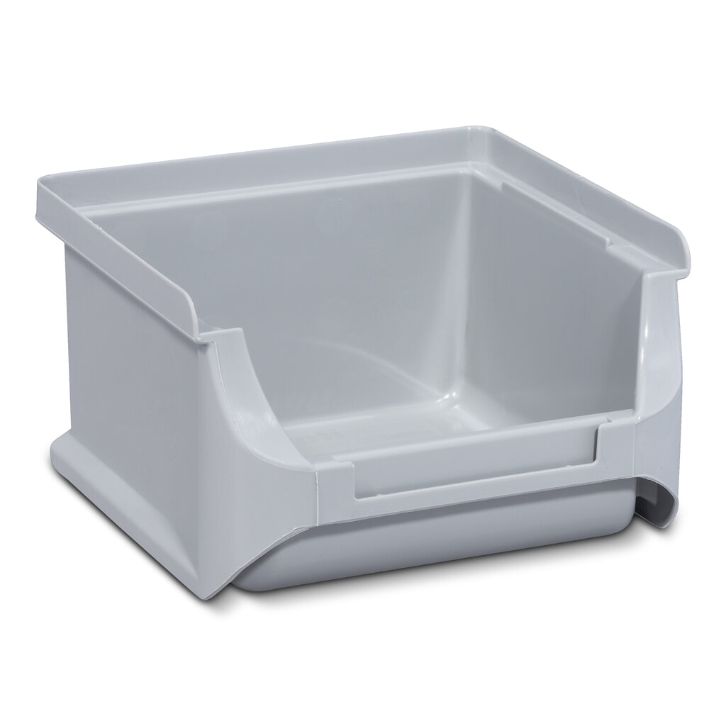 Allit Sichtlagerkasten, HxBxT 60 x 102 x 100 mm, grau Produktabbildung: Allit Sichtlagerkasten, HxBxT 60 x 102 x 100 mm, grau