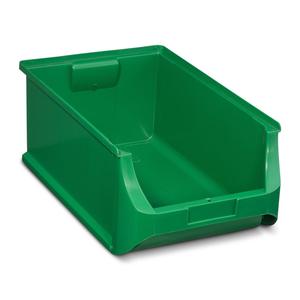 Produktabbildung: Allit Sichtlagerkasten, HxBxT 200 x 310 x 500 mm, grün