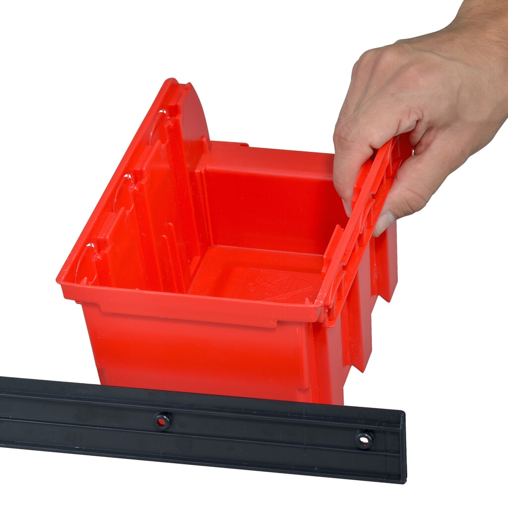 Allit Sichtlagerkasten, HxBxT 60 x 102 x 100 mm, blau Produktabbildung Nr. 7: Allit Sichtlagerkasten, HxBxT 60 x 102 x 100 mm, blau