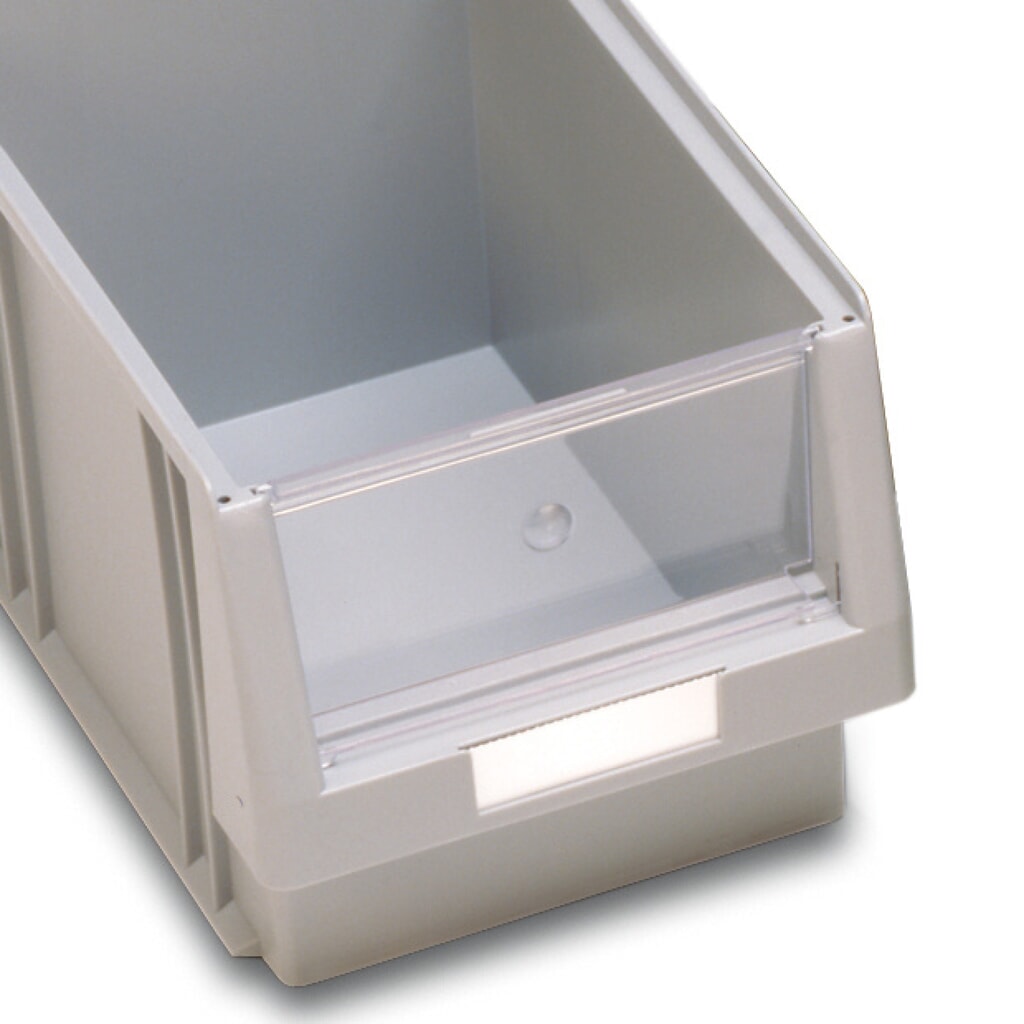 Sichtscheibe für Sichtlagerkästen aus Polypropylen HxBxT 125 x 150 x 230/290 mm Produktabbildung: Sichtscheibe für Sichtlagerkästen aus Polypropylen HxBxT 125 x 150 x 230/290 mm
