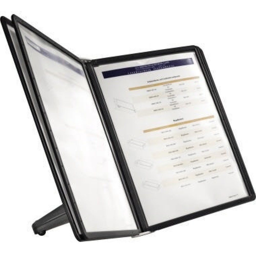 Produktabbildung Nr. 3: DURABLE Sichttafelständer SHERPA Soho 5 554001 DIN A4 schwarz