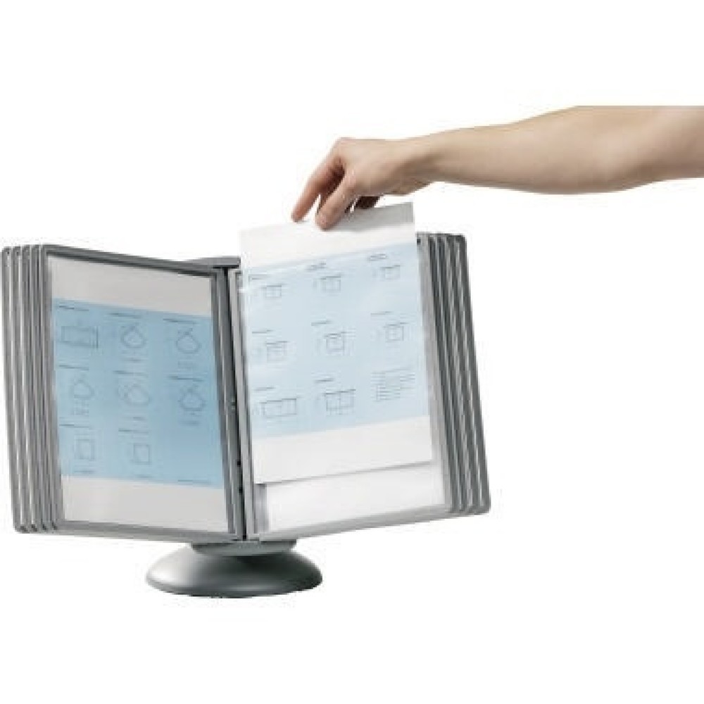 Produktabbildung Nr. 4: DURABLE Sichttafelständer SHERPA motion 10 558737 DIN A4 graphit