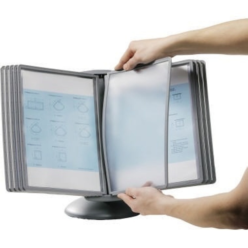 Produktabbildung Nr. 10: DURABLE Sichttafelständer SHERPA motion 10 558737 DIN A4 graphit