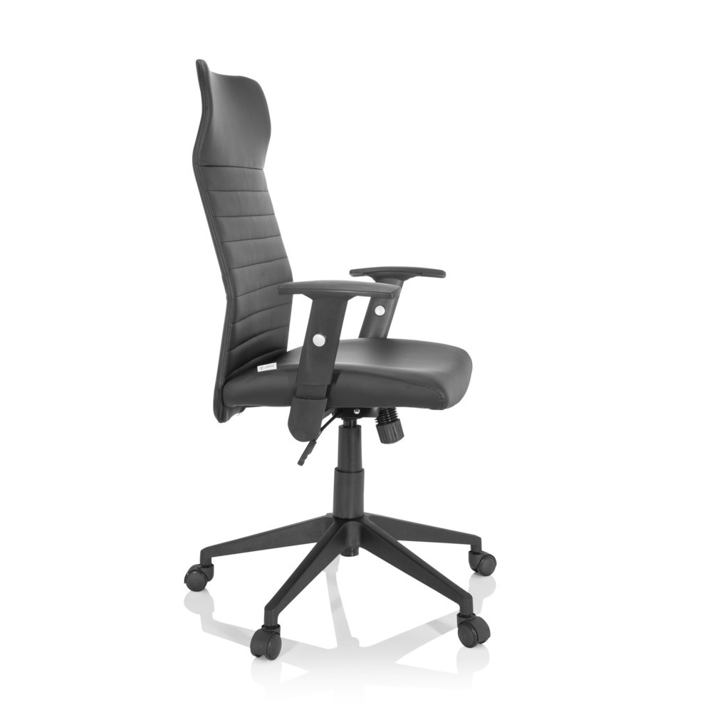 N° de l'image du produit 3 : Siège de bureau / fauteuil de direction hjh OFFICE ARTON 30 similicuir, noir