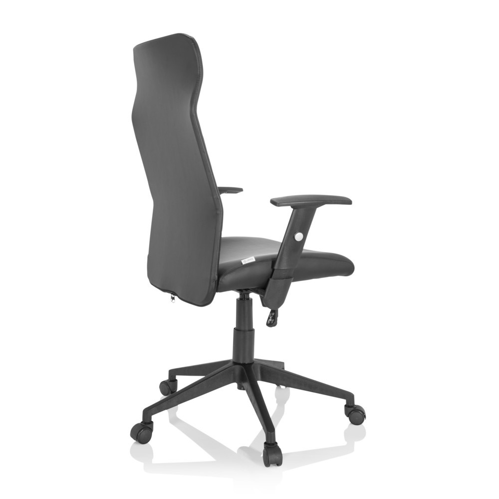 N° de l'image du produit 4 : Siège de bureau / fauteuil de direction hjh OFFICE ARTON 30 similicuir, noir