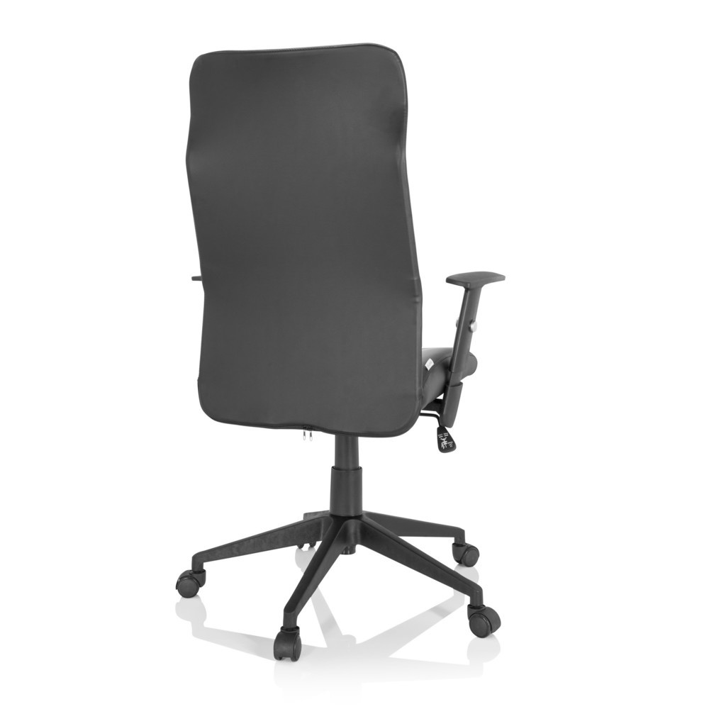 N° de l'image du produit 5 : Siège de bureau / fauteuil de direction hjh OFFICE ARTON 30 similicuir, noir