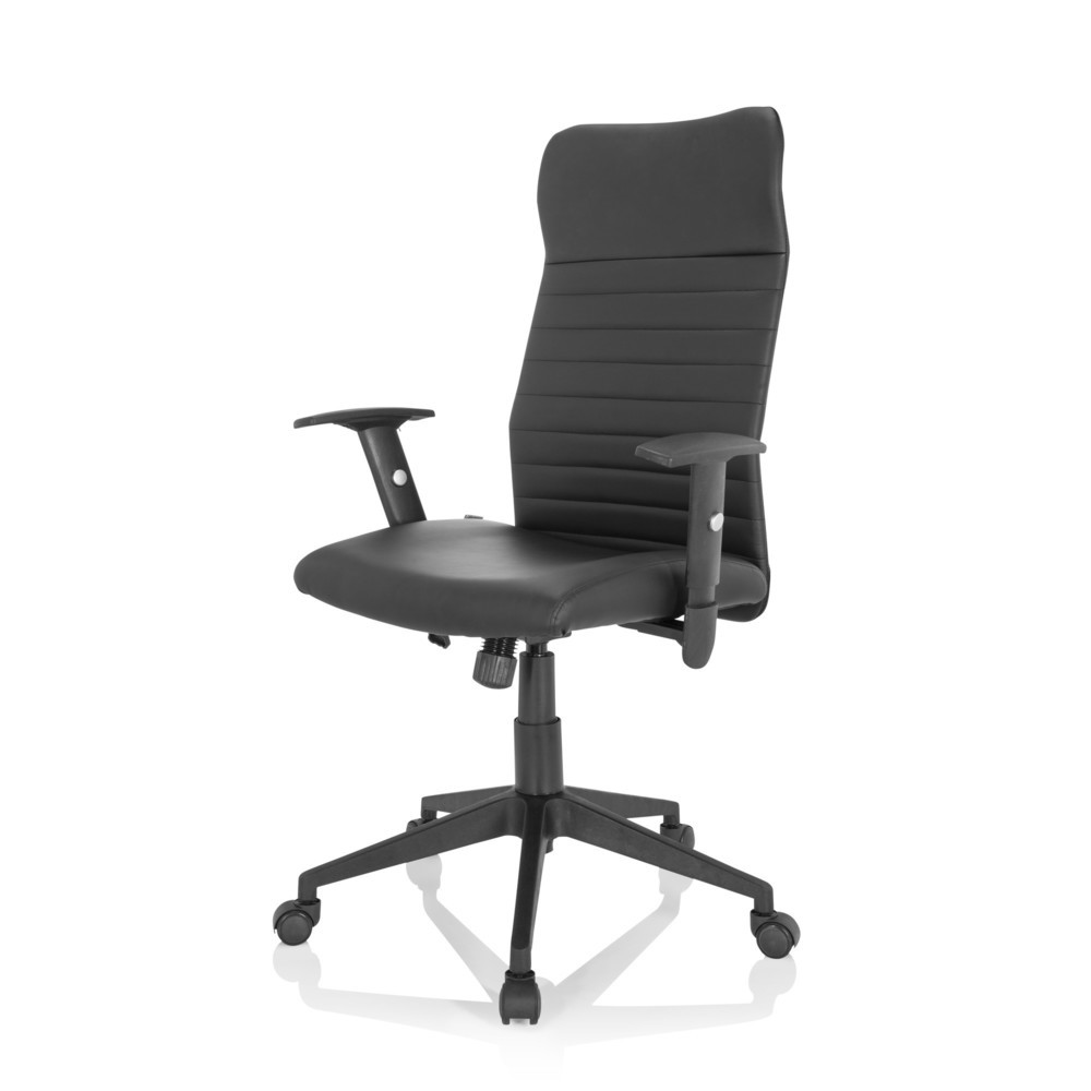 N° de l'image du produit 9 : Siège de bureau / fauteuil de direction hjh OFFICE ARTON 30 similicuir, noir