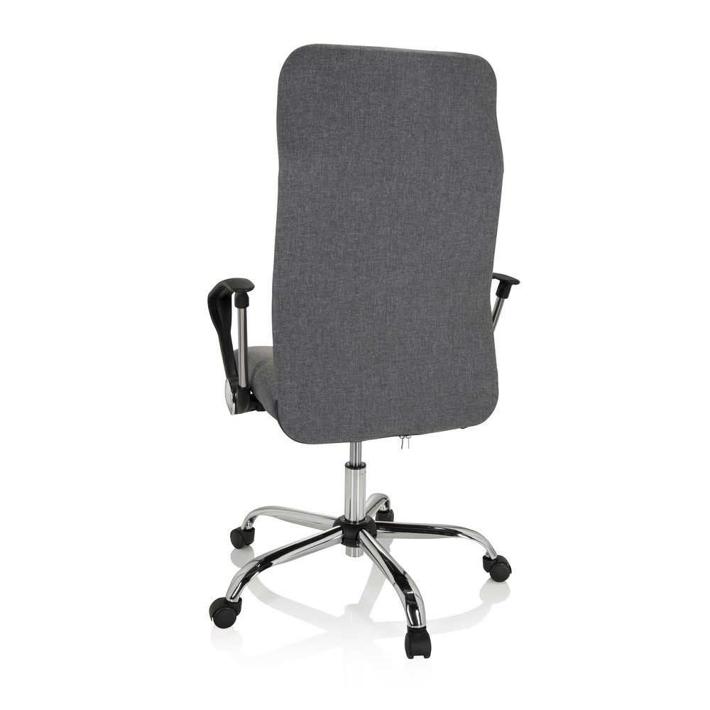 N° de l'image du produit 6 : Siège de bureau / fauteuil de direction hjh OFFICE ARTON 40 tissu, gris
