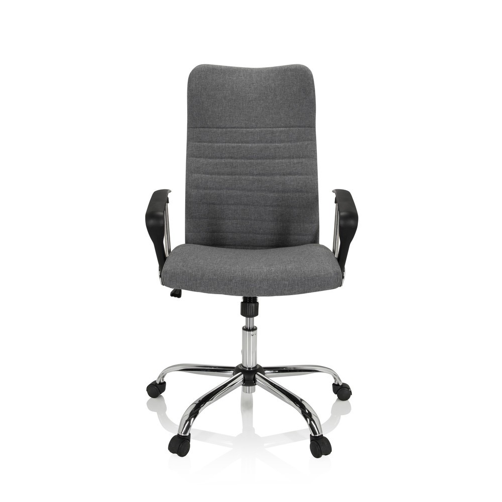 N° de l'image du produit 1 : Siège de bureau / fauteuil de direction hjh OFFICE ARTON 40 tissu, gris