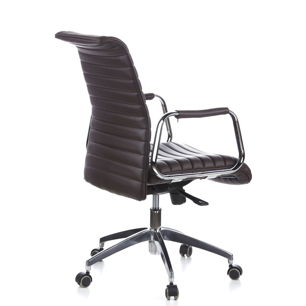 N° de l'image du produit 6 : Siège de bureau / fauteuil de direction hjh OFFICE ASPERA 10 cuir, marron