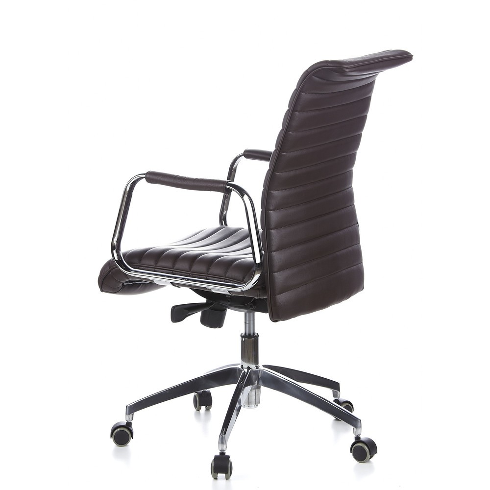 N° de l'image du produit 9 : Siège de bureau / fauteuil de direction hjh OFFICE ASPERA 10 cuir, marron