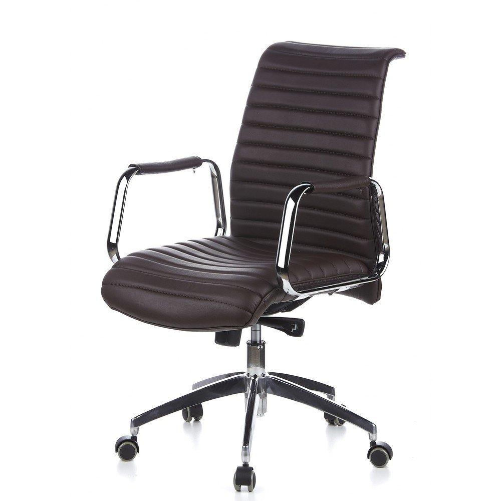 N° de l'image du produit 11 : Siège de bureau / fauteuil de direction hjh OFFICE ASPERA 10 cuir, marron
