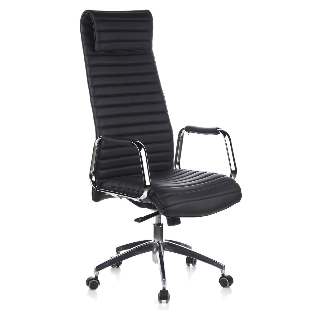 N° de l'image du produit 4 : Siège de bureau / fauteuil de direction hjh ASPERA 20 cuir, noir