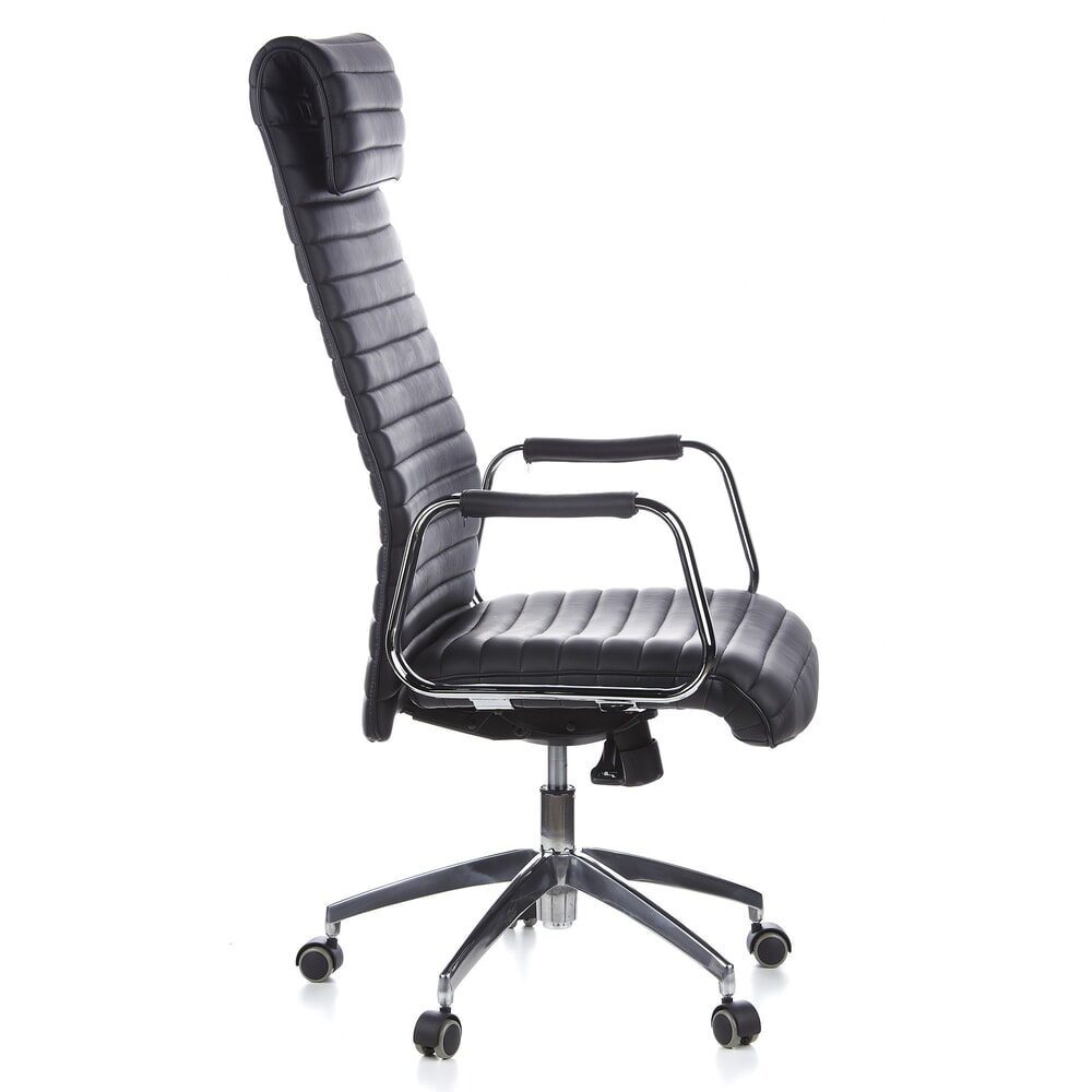 N° de l'image du produit 5 : Siège de bureau / fauteuil de direction hjh ASPERA 20 cuir, noir