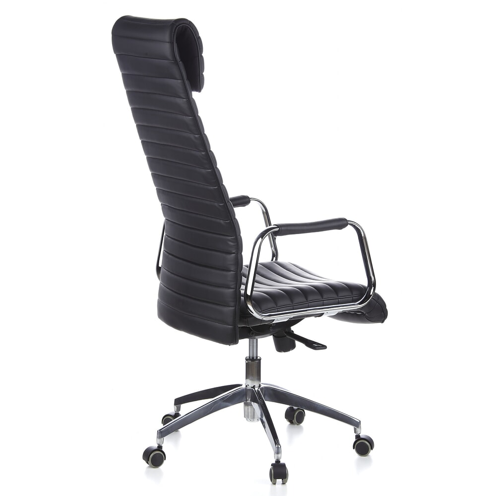 N° de l'image du produit 6 : Siège de bureau / fauteuil de direction hjh ASPERA 20 cuir, noir
