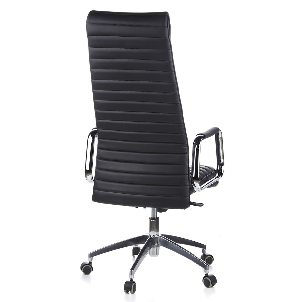 N° de l'image du produit 7 : Siège de bureau / fauteuil de direction hjh ASPERA 20 cuir, noir