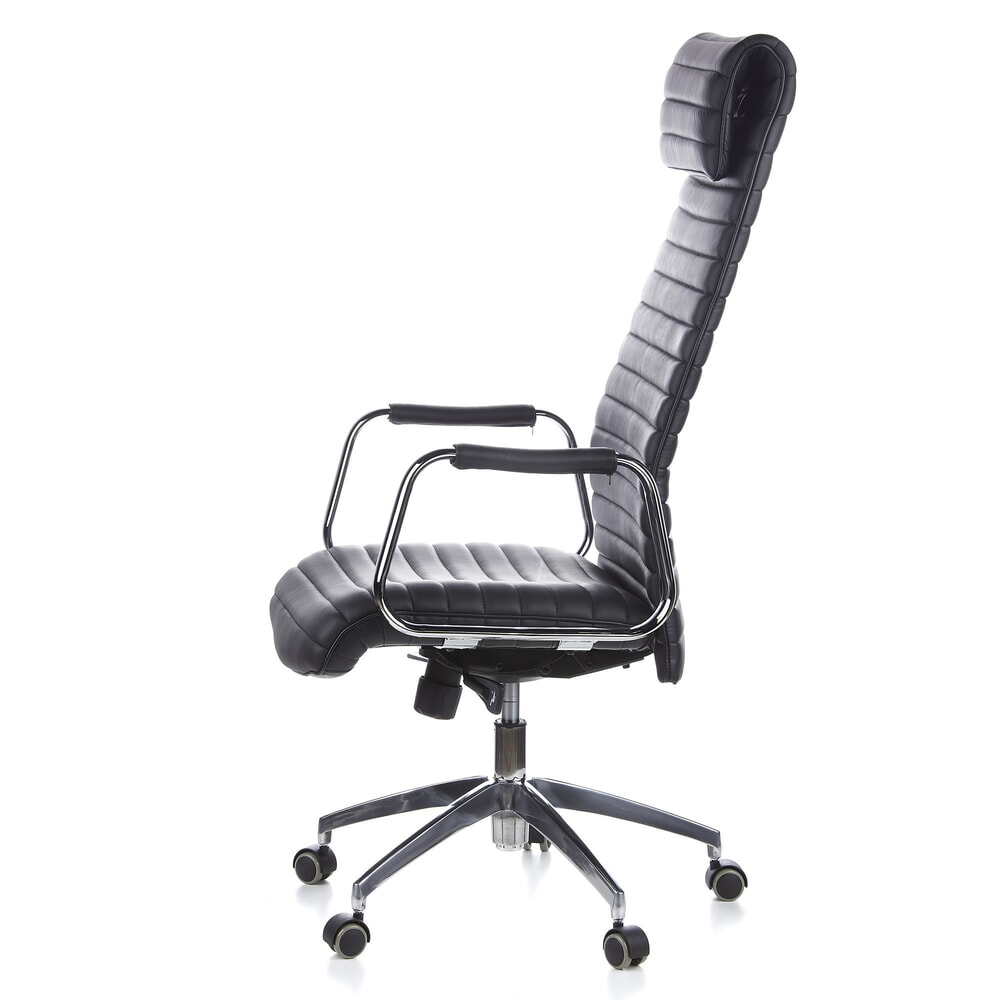 N° de l'image du produit 10 : Siège de bureau / fauteuil de direction hjh ASPERA 20 cuir, noir