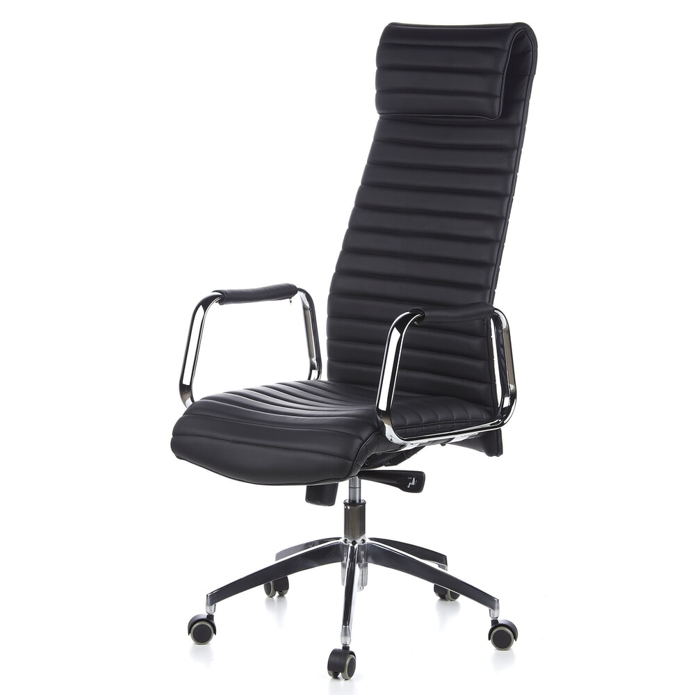 N° de l'image du produit 11 : Siège de bureau / fauteuil de direction hjh ASPERA 20 cuir, noir