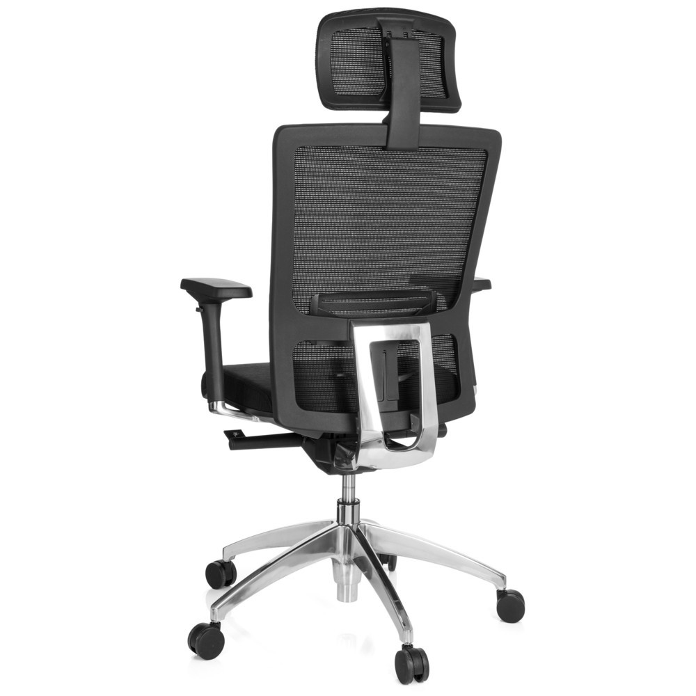 N° de l'image du produit 8 : Siège de bureau / fauteuil de direction hjh OFFICE ASTRA LUX tissu/maille, noir