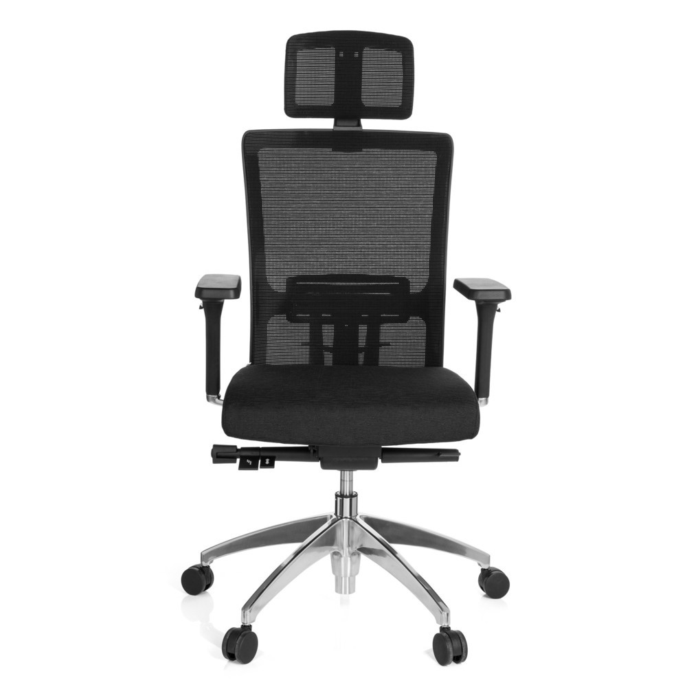 Illustration du produit: Siège de bureau / fauteuil de direction hjh OFFICE ASTRA LUX tissu/maille, noir