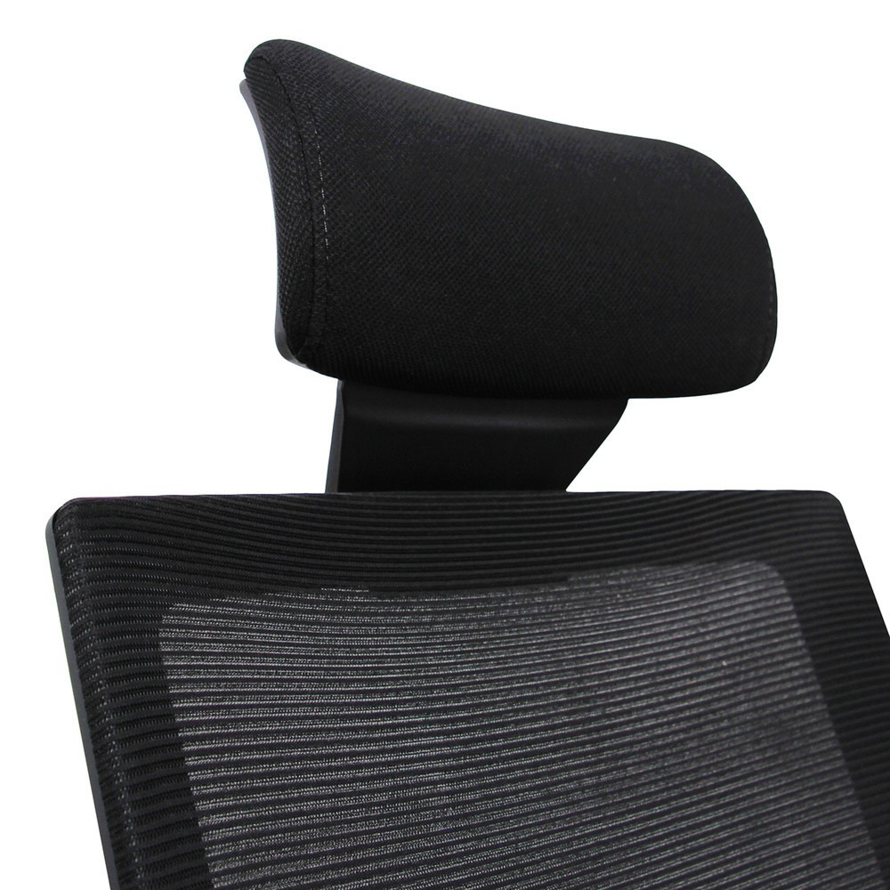 N° de l'image du produit 11 : Siège de bureau / fauteuil de direction hjh OFFICE CAPTIVA tissu/maille, noir