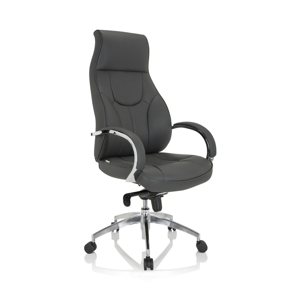 N° de l'image du produit 2 : Siège de bureau / fauteuil de direction hjh OFFICE ELEGANCE I similicuir, gris