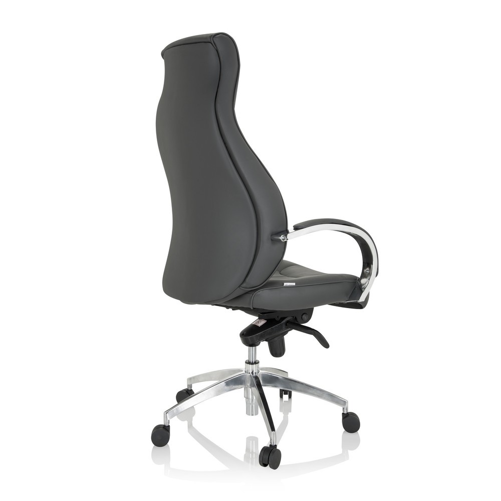 N° de l'image du produit 4 : Siège de bureau / fauteuil de direction hjh OFFICE ELEGANCE I similicuir, gris