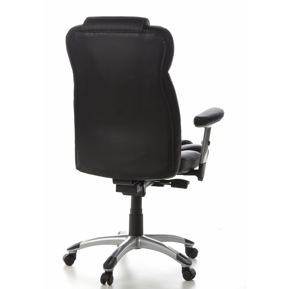 N° de l'image du produit 7 : Siège de bureau / fauteuil de direction hjh OFFICE EMBASSY 200 cuir, noir